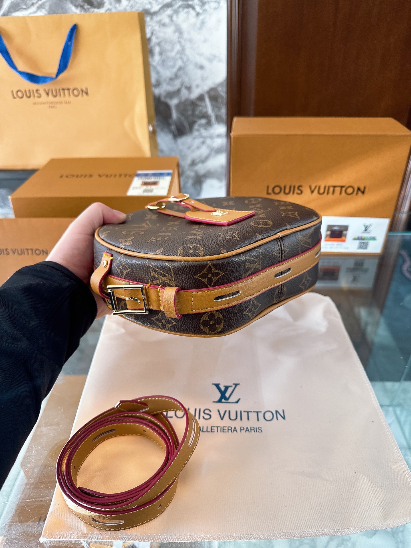 Louis Vuitton Boite Chapeau Crossbody Bag