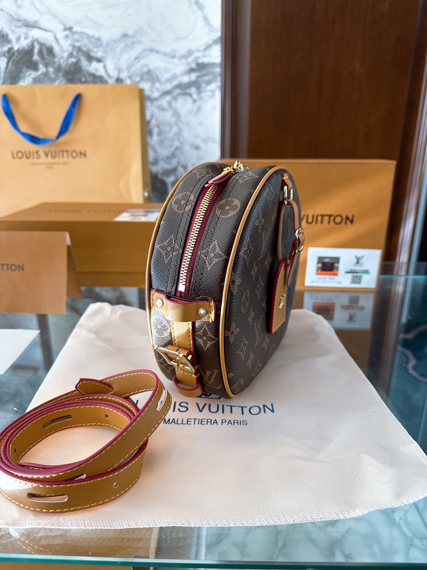 Louis Vuitton Boite Chapeau Crossbody Bag