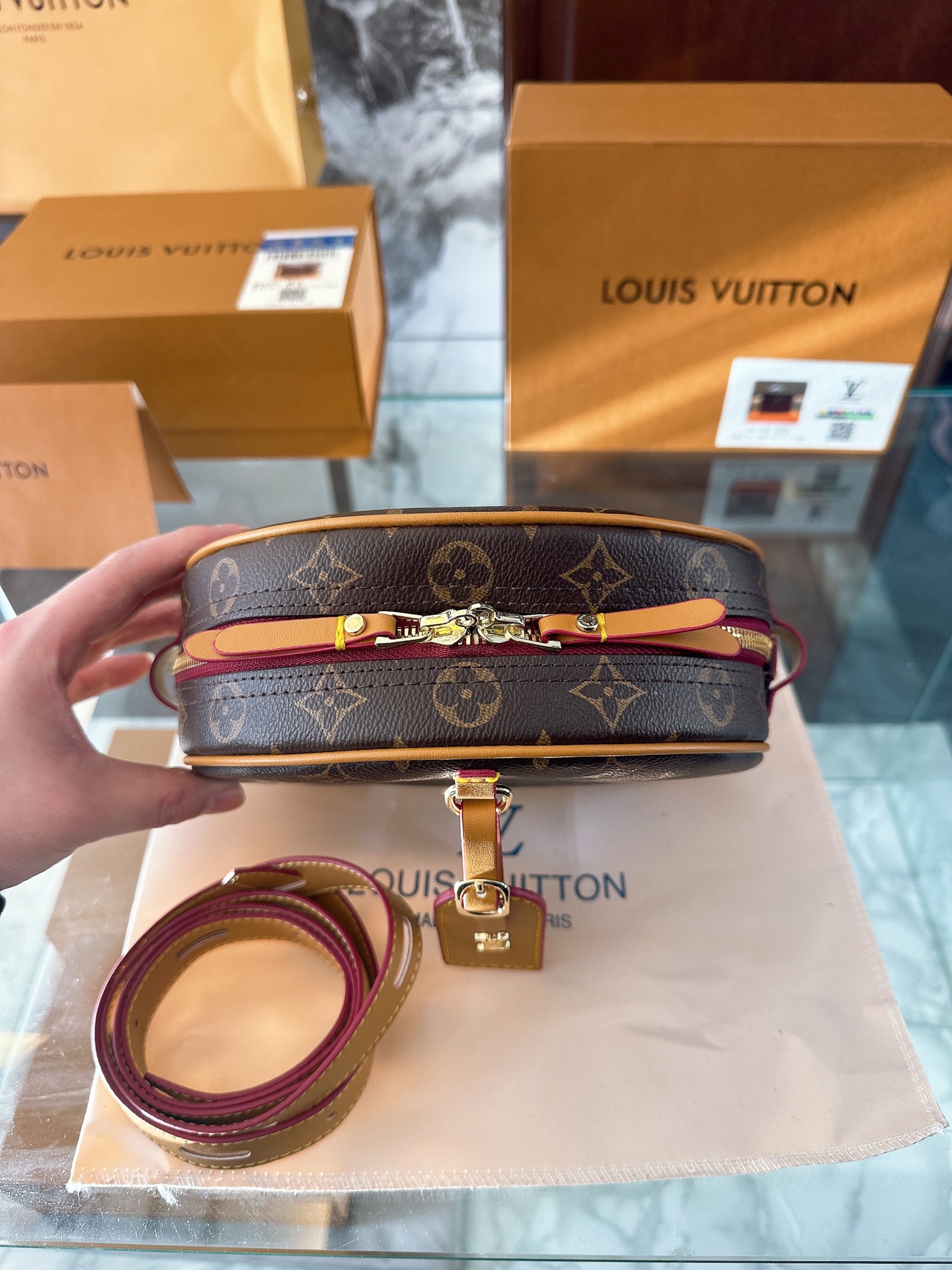 Louis Vuitton Boite Chapeau Crossbody Bag