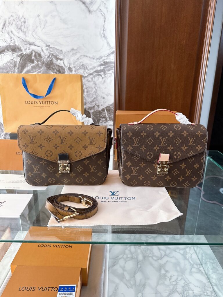 Louis Vuitton Pochette Metis Canvas Handbag editorial product context 1
