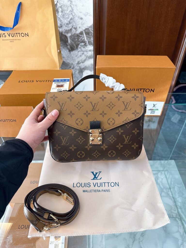 Louis Vuitton Pochette Metis Canvas Handbag editorial product context 2