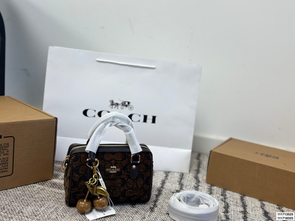 Designer Logo Crossbody Bag editorial product context 3