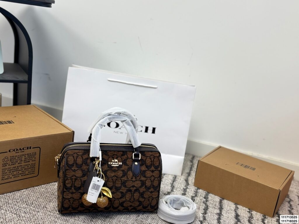 Designer Logo Crossbody Bag editorial product context 2