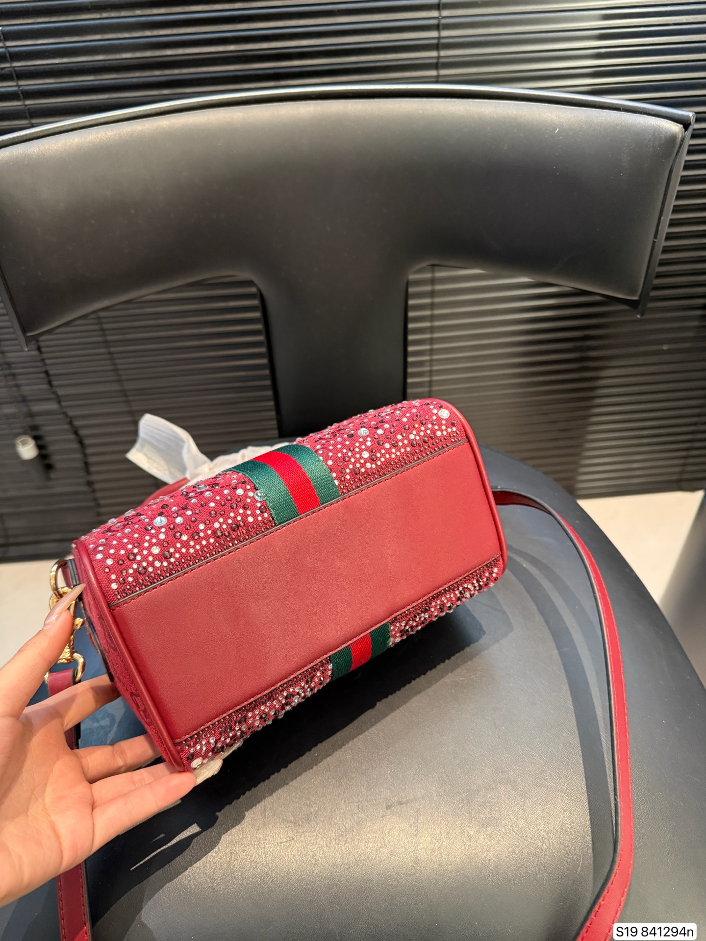 Gucci P130 21 14 Pattern Stripe Bag