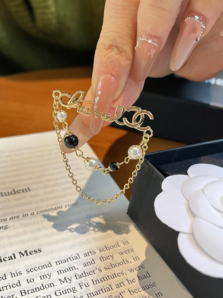 Designer D204 Brooch editorial product context 2