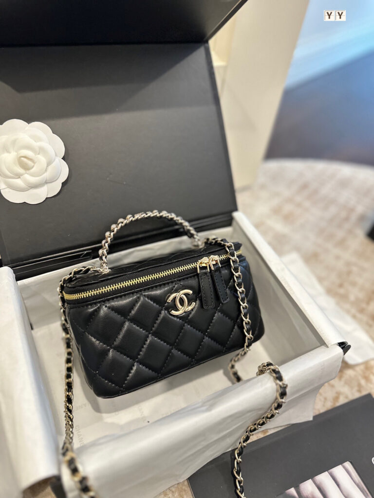 Chanel Black Leather Crossbody Bag editorial product context 2