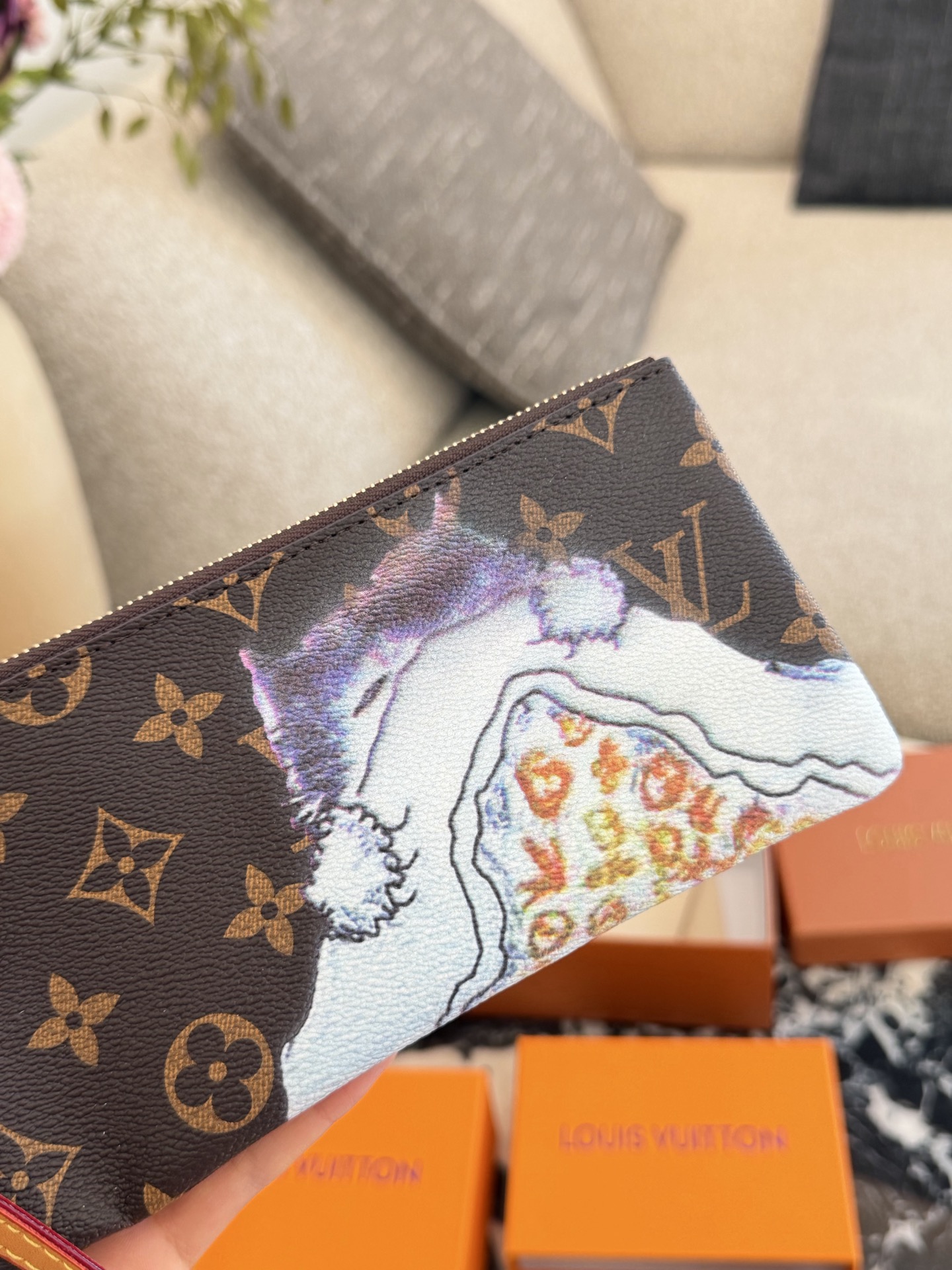 Louis Vuitton Leather Shoulder Bag