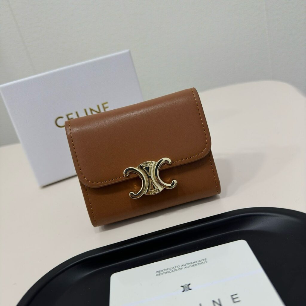 Celine Triomphe Wallet editorial product context 1