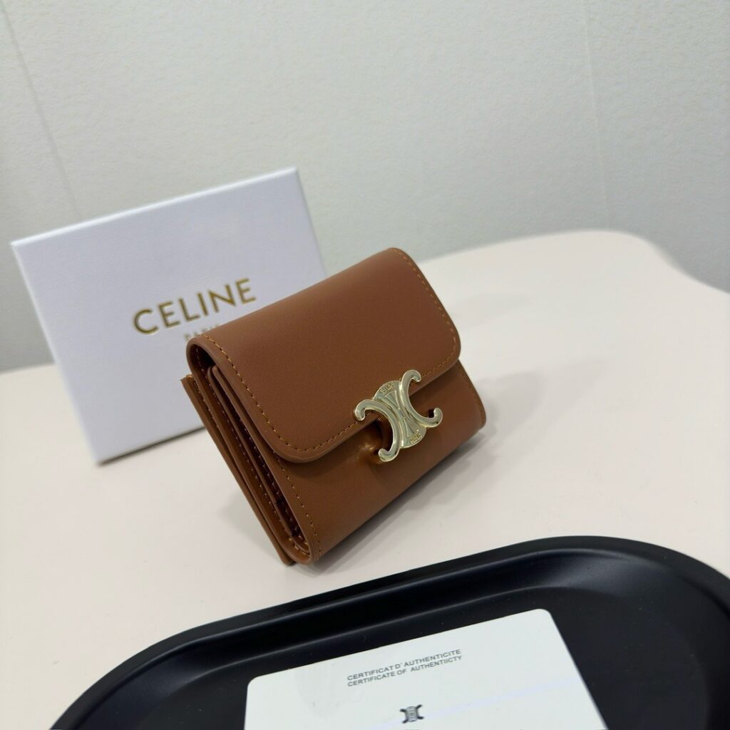 Celine Triomphe Wallet editorial product context 3