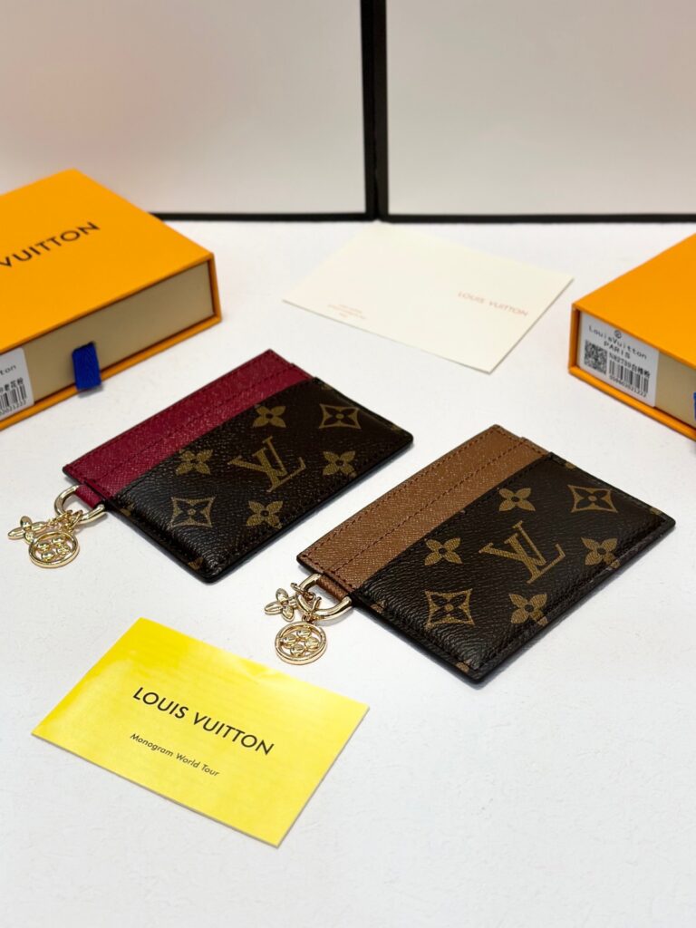 Louis Vuitton Leather Card Holder editorial product context 2