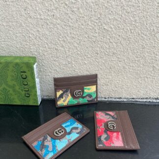 Gucci Camouflage Cardholder 10 Card Holder 10 x 7 cm