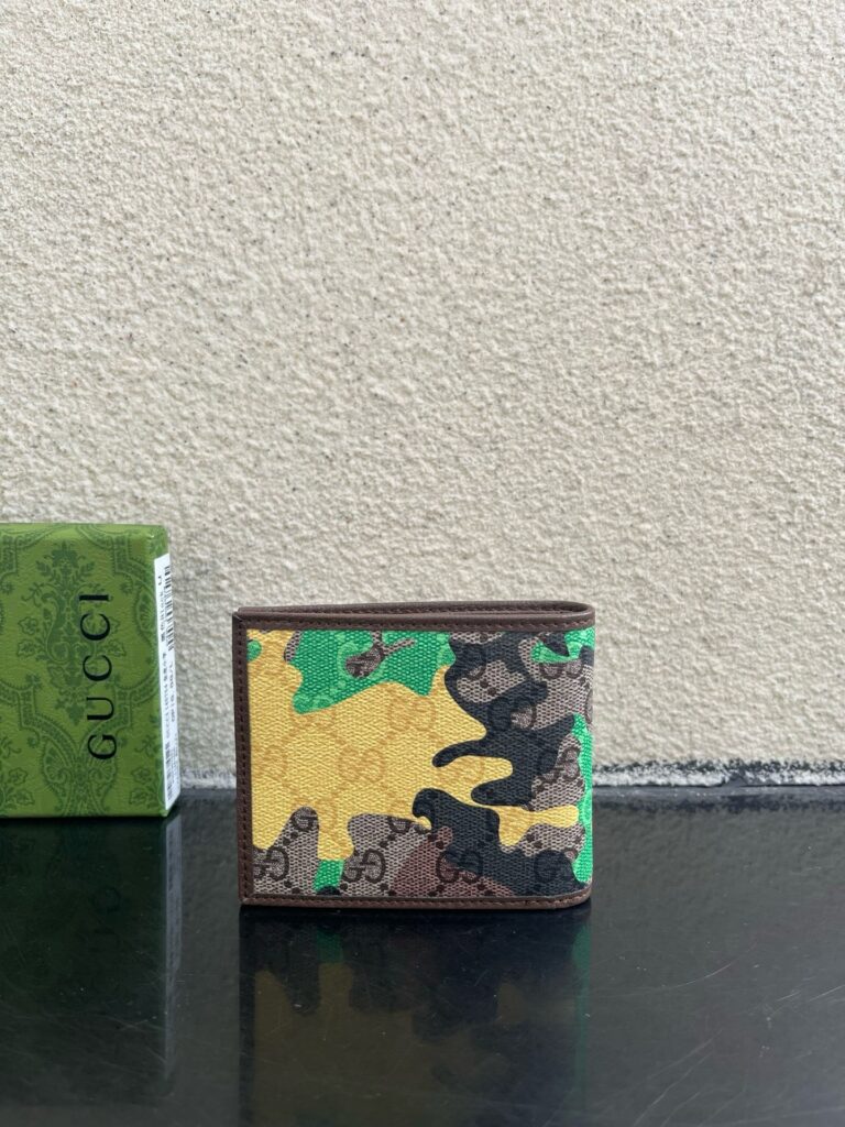 Gucci Brown Leather Wallet editorial product context 3