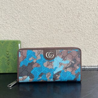 Gucci GG Camouflage Continental ONE Wallet One Size