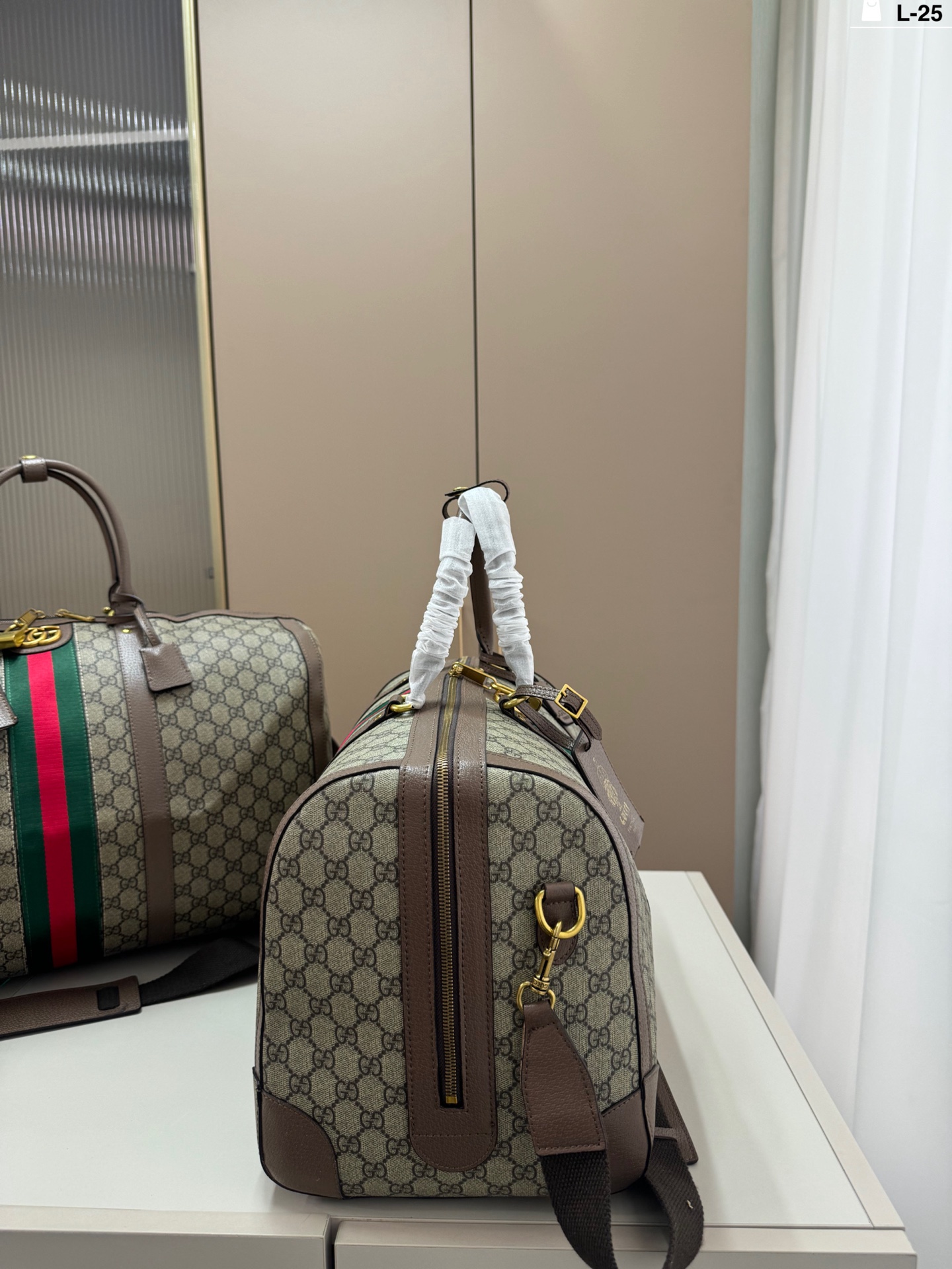 Gucci Ophidia Duffle Bag Leather