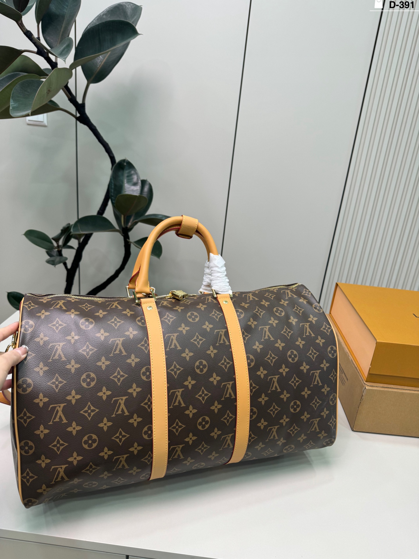 Louis Vuitton p185 D-391 50 28 Nigo Keepall OR Bag
