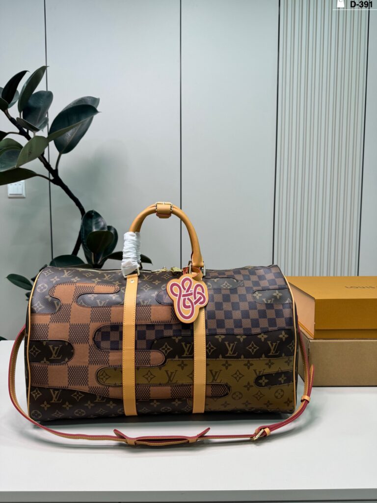 Louis Vuitton Nigo Keepall Bag 50 x 28 cm editorial product context 1