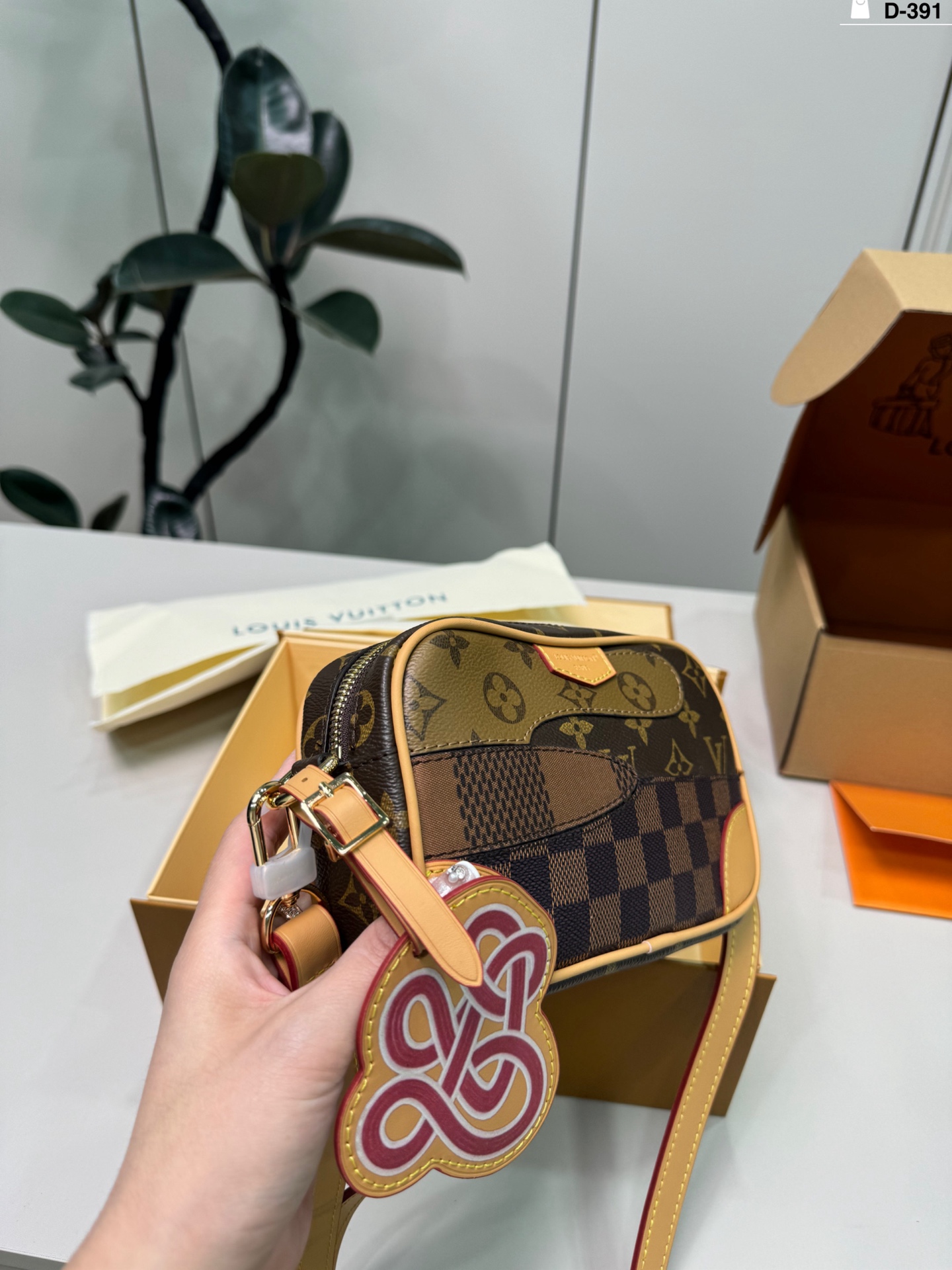 Louis Vuitton p140 D-391 20 12 Nigo Trocadro LV2025 Bag