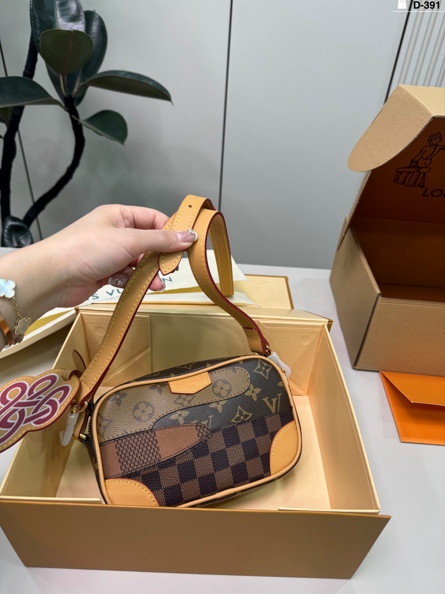 Louis Vuitton p140 D-391 20 12 Nigo Trocadro LV2025 Bag