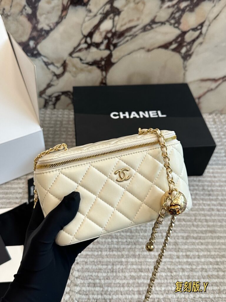Chanel Black Leather Clutch editorial product context 2