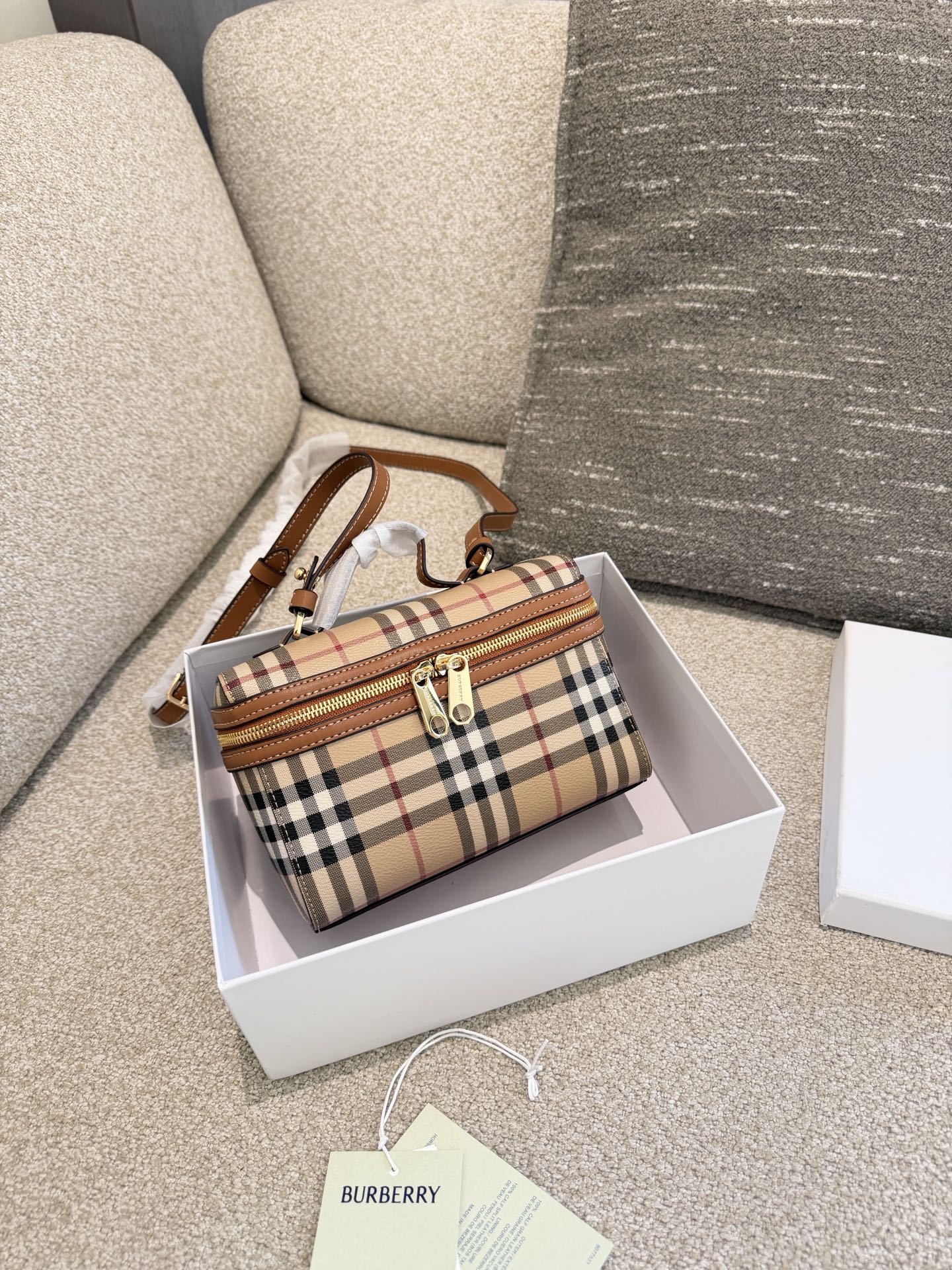 Burberry Leather Crossbody Bag