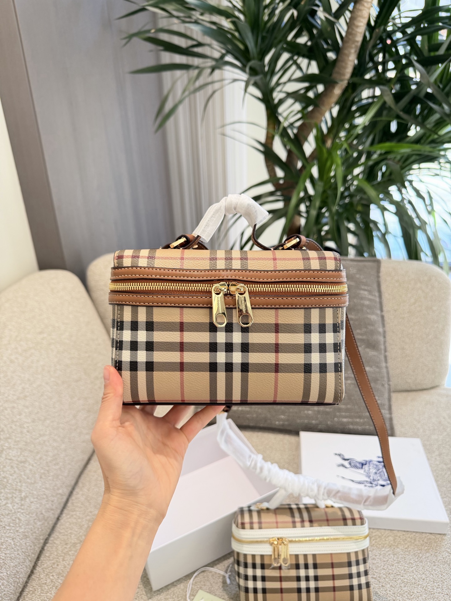 Burberry Leather Crossbody Bag