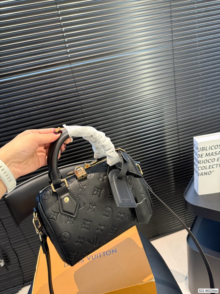 Louis Vuitton Black Leather Handbag editorial product context 3