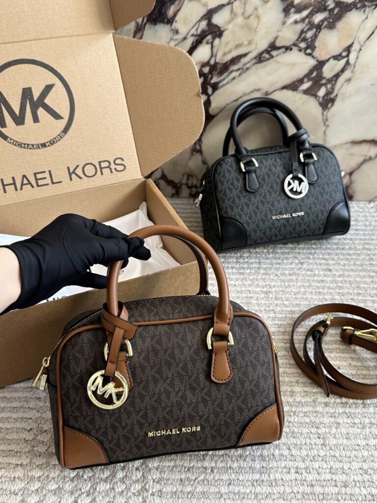 Michael Kors Logo Satchel Bag editorial product context 1