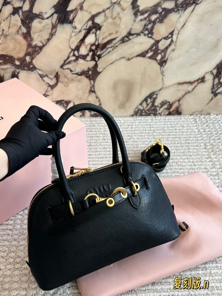 Dior Black Leather Handbag editorial product context 1