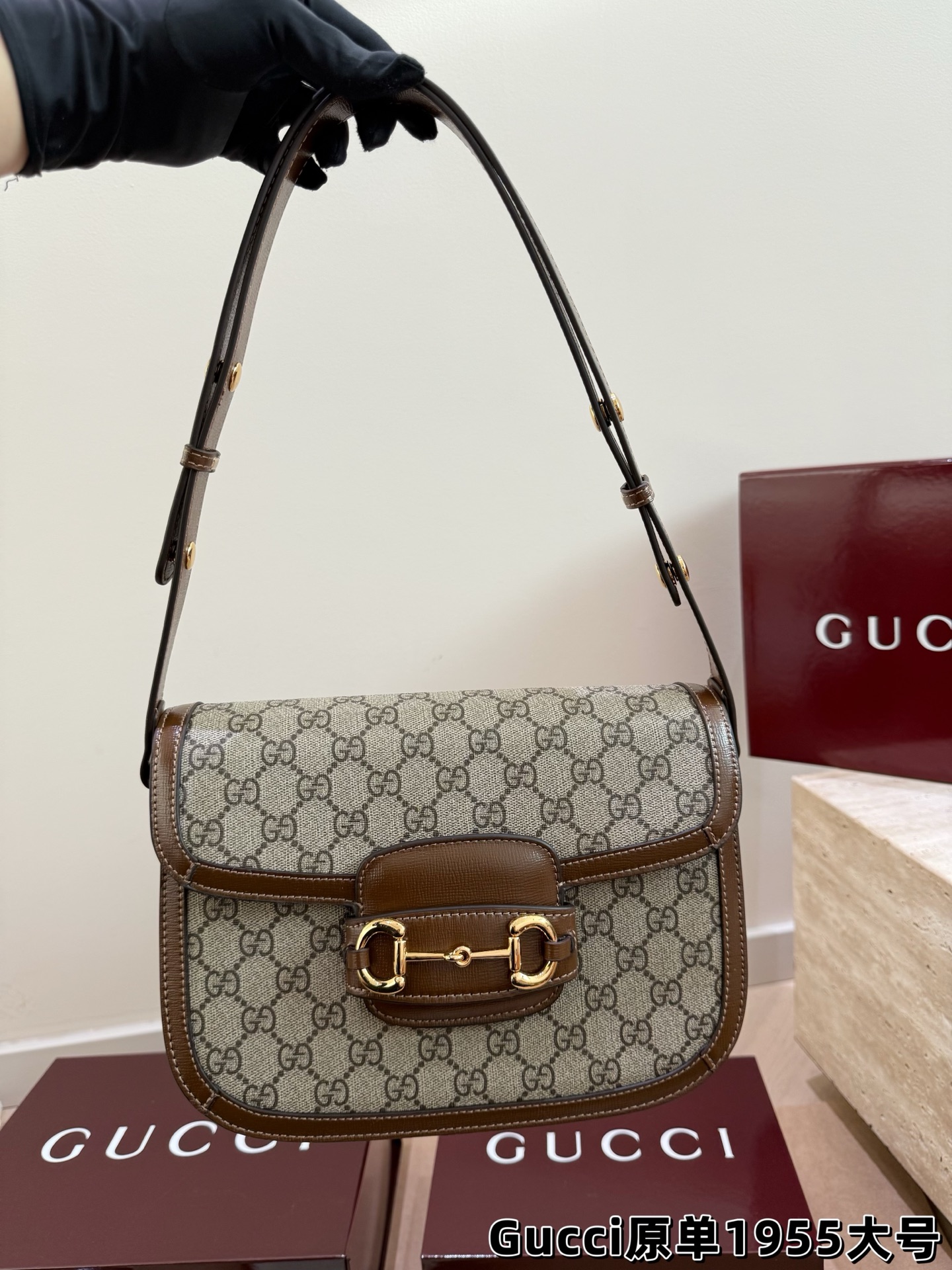 Gucci 1955 Horsebit Shoulder Bag
