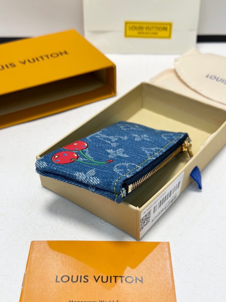 Louis Vuitton Denim Card Holder editorial product context 3