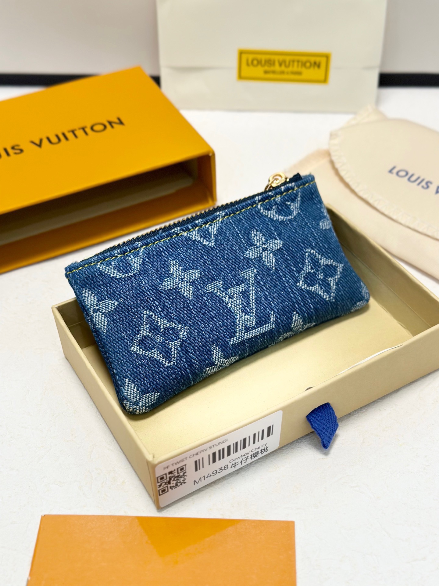 Louis Vuitton Cowboy Cherry Monogram World Tour Pouch Bag Bags