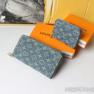 Louis Vuitton Denim Wallet และ Coin Purse