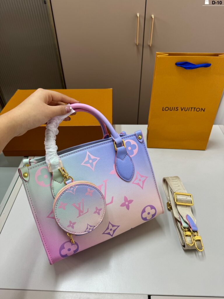 Louis Vuitton Black Canvas Handbag editorial product context 2