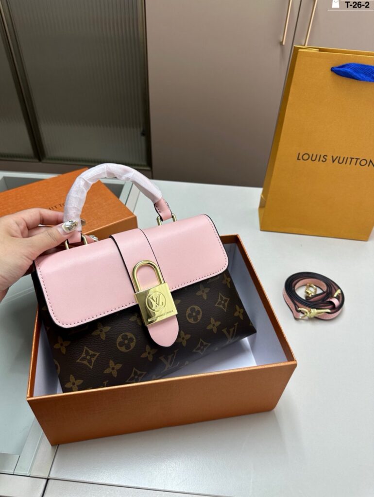 Louis Vuitton Lockme Baby Handbag editorial product context 1