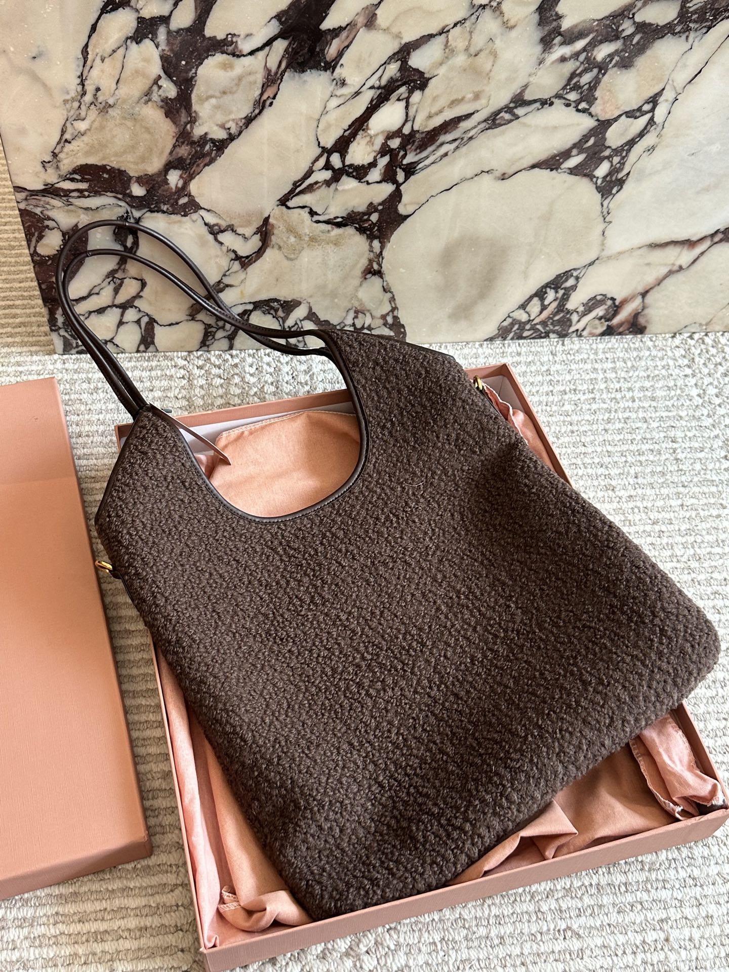 Miu Miu Leather Tote Bag