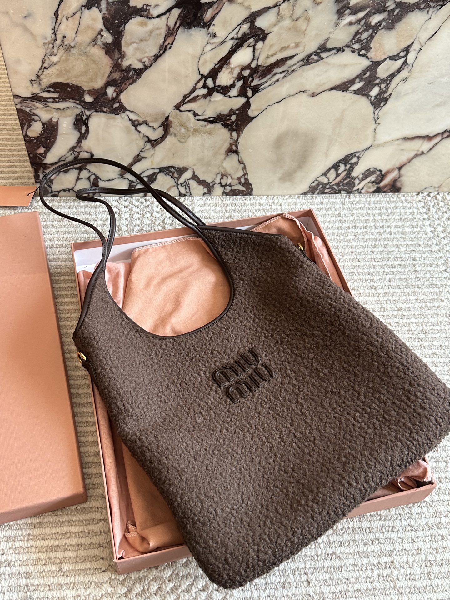 Miu Miu Leather Tote Bag