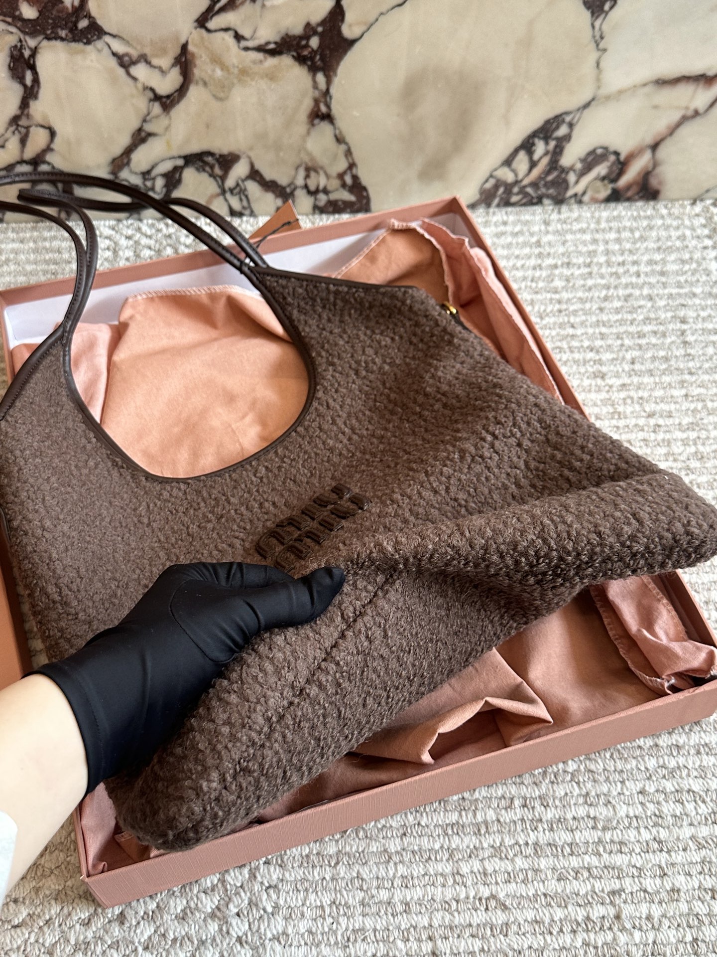 Miu Miu Leather Tote Bag