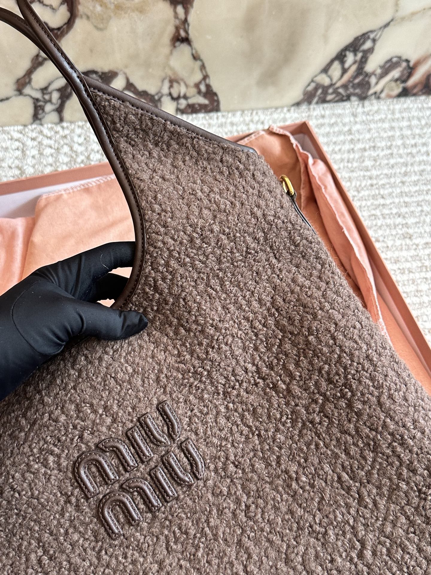 Miu Miu Leather Tote Bag