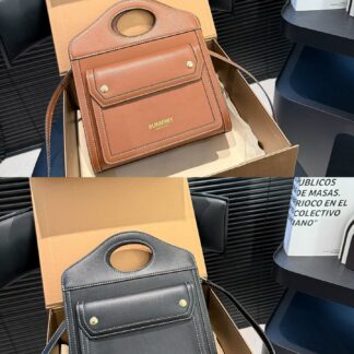 Burberry TOP Handle material Bag Leather