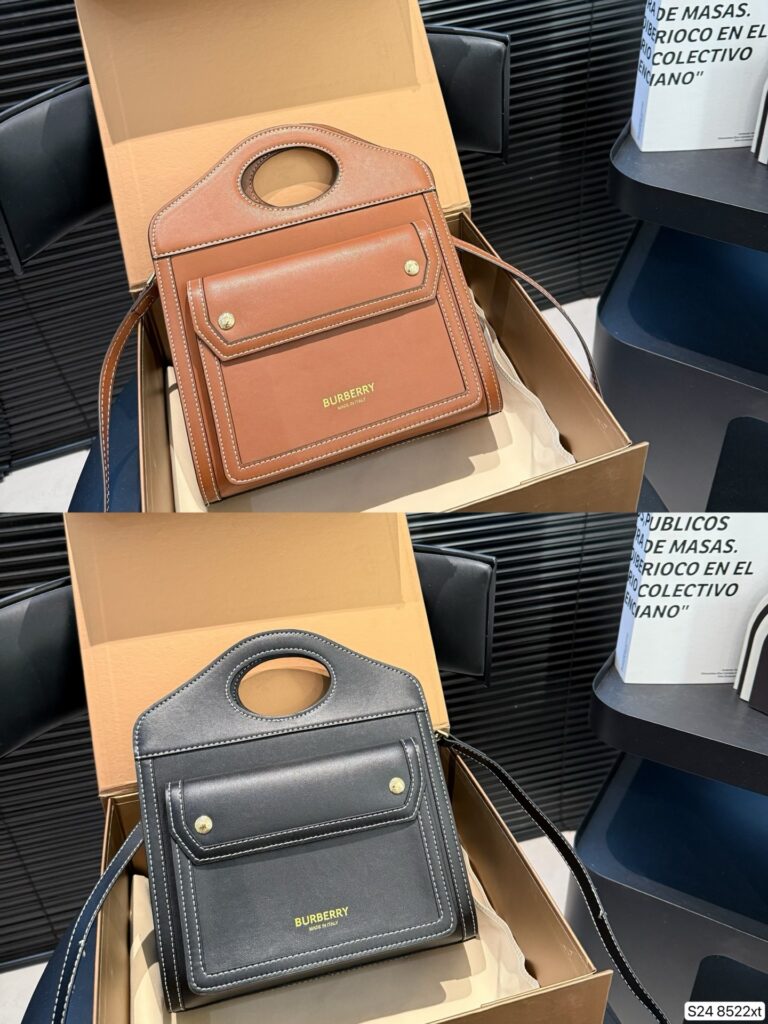 Burberry Top Handle Material Leather Bag editorial product context 1