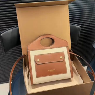 Burberry Pocket THE IS structured Tote Bag Small