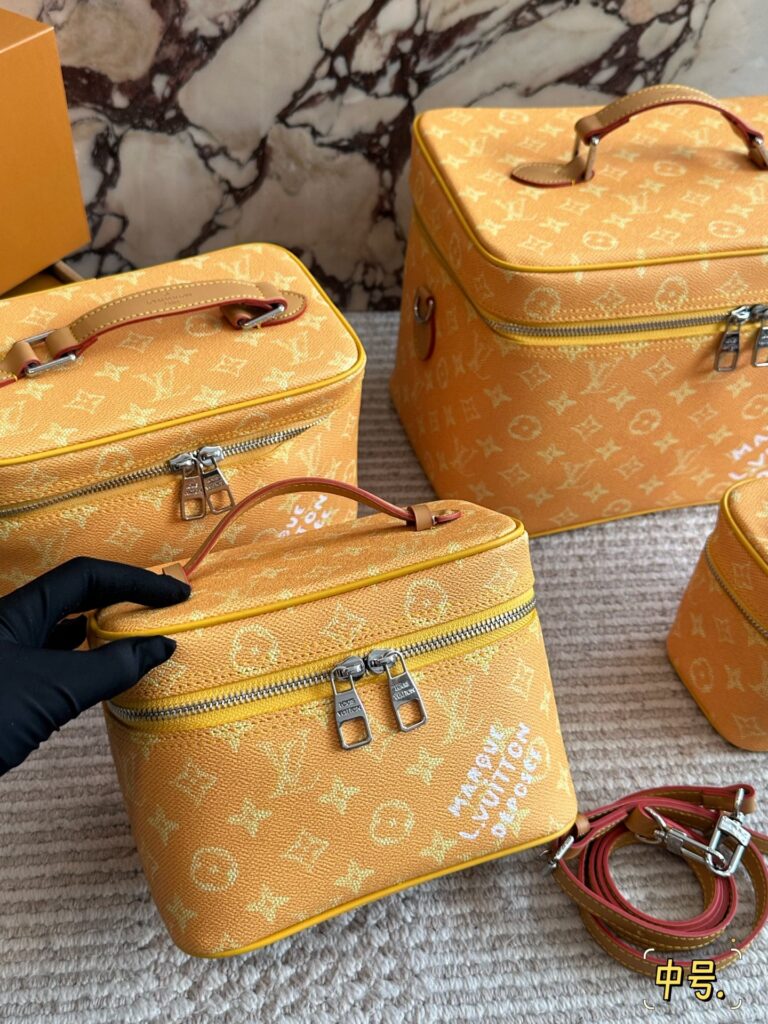 Louis Vuitton Case Ring Yellow Vanity Bag editorial product context 3