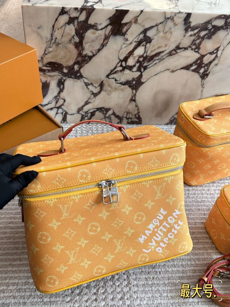 Louis Vuitton Case Ring Yellow Vanity Bag editorial product context 1