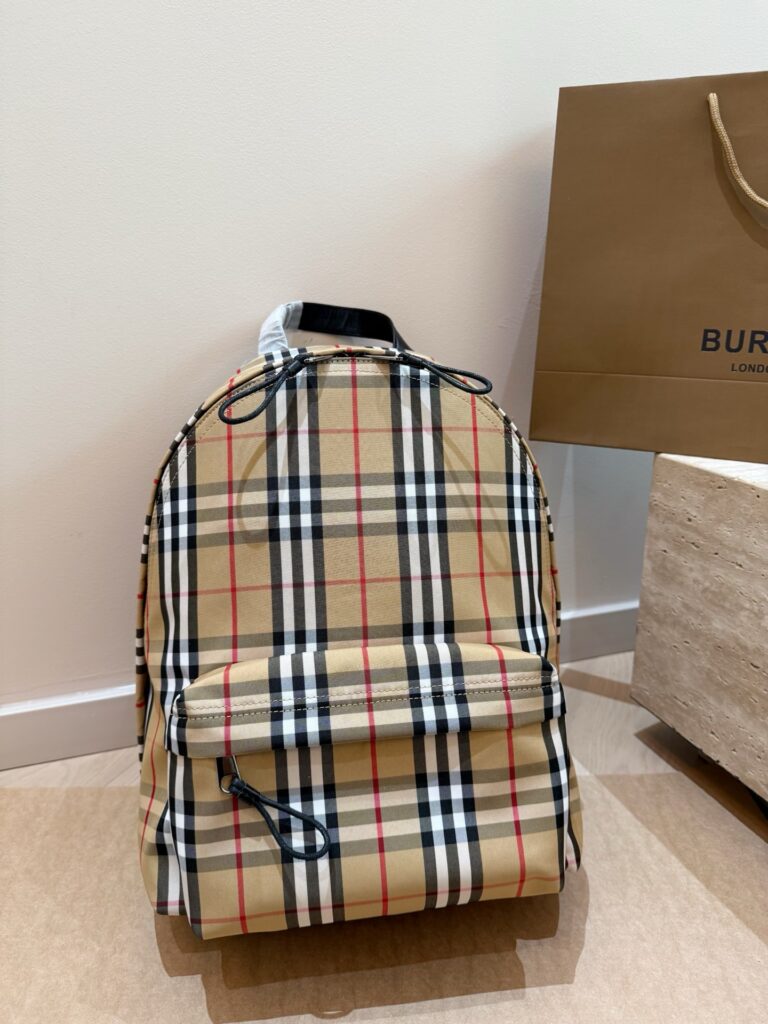 Burberry Black Leather Backpack editorial product context 1