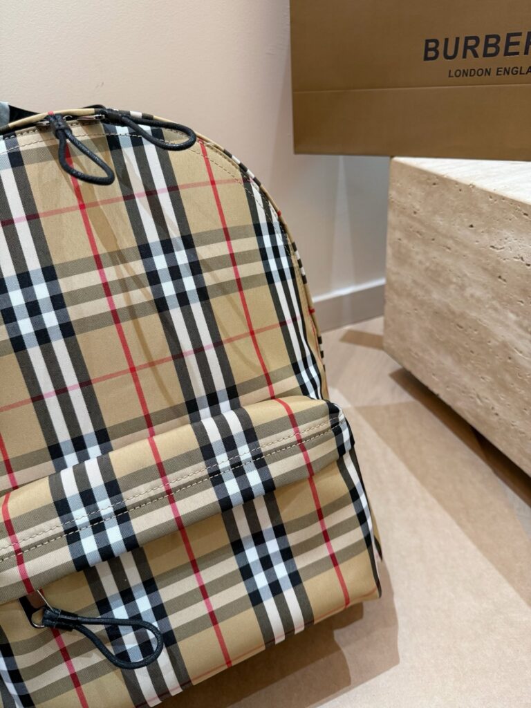 Burberry Black Leather Backpack editorial product context 3