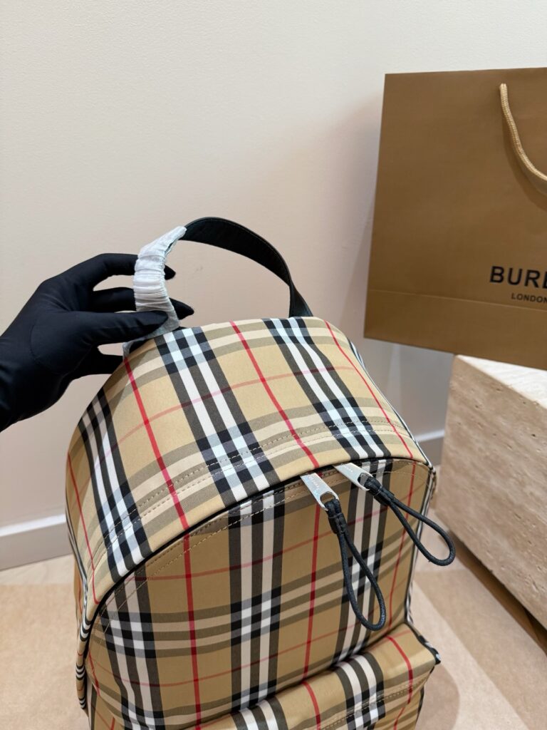 Burberry Black Leather Backpack editorial product context 2