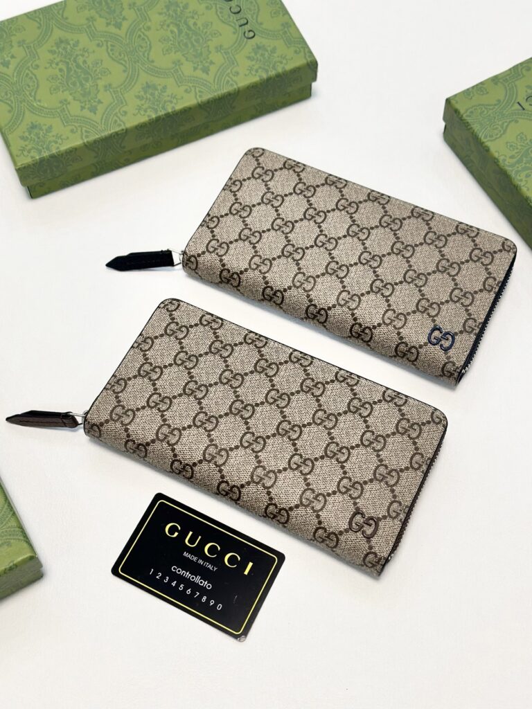 Gucci Gg Supreme Leather Wallet editorial product context 3