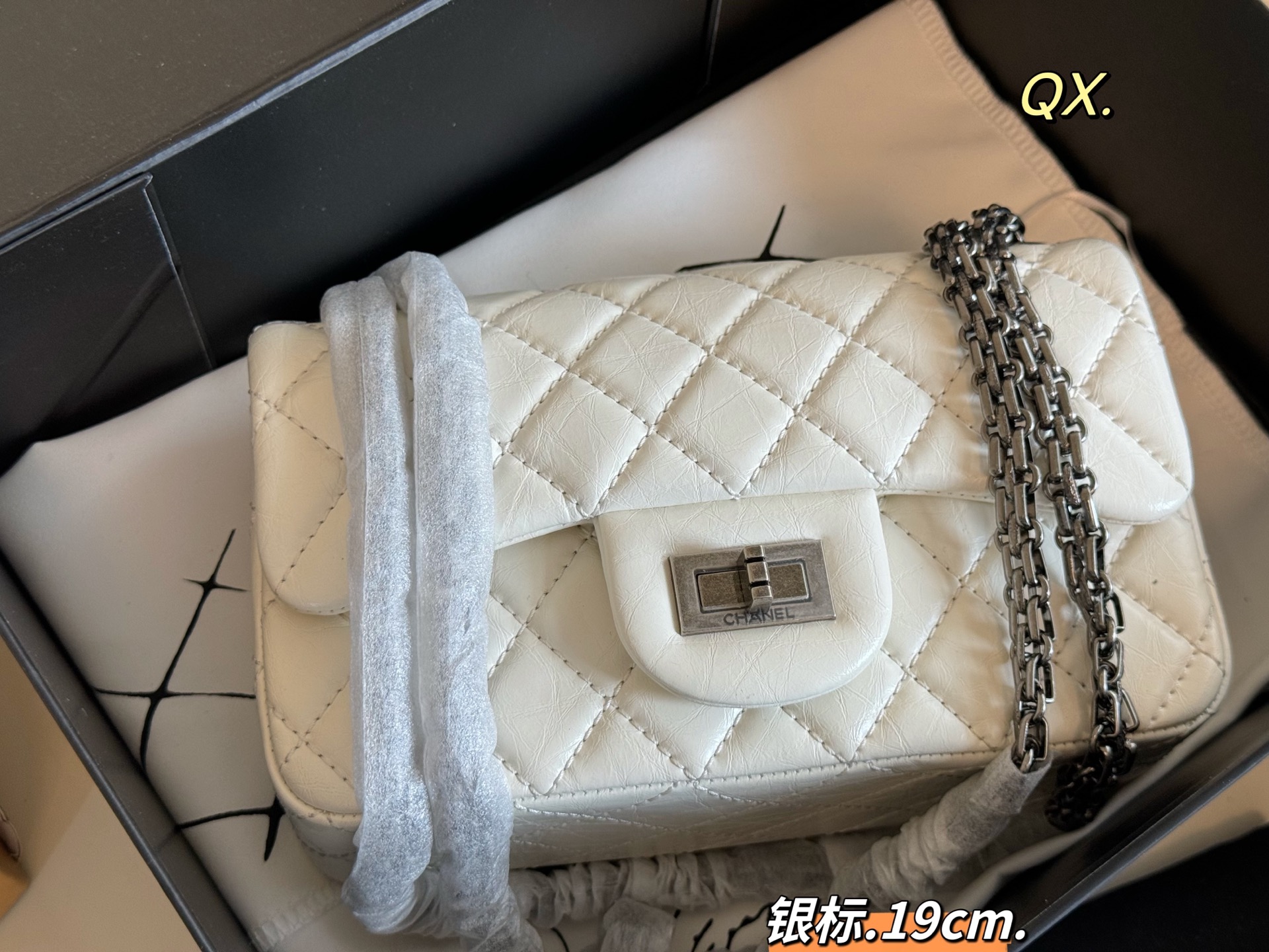 Chanel P185 size 19 12 CF Bag