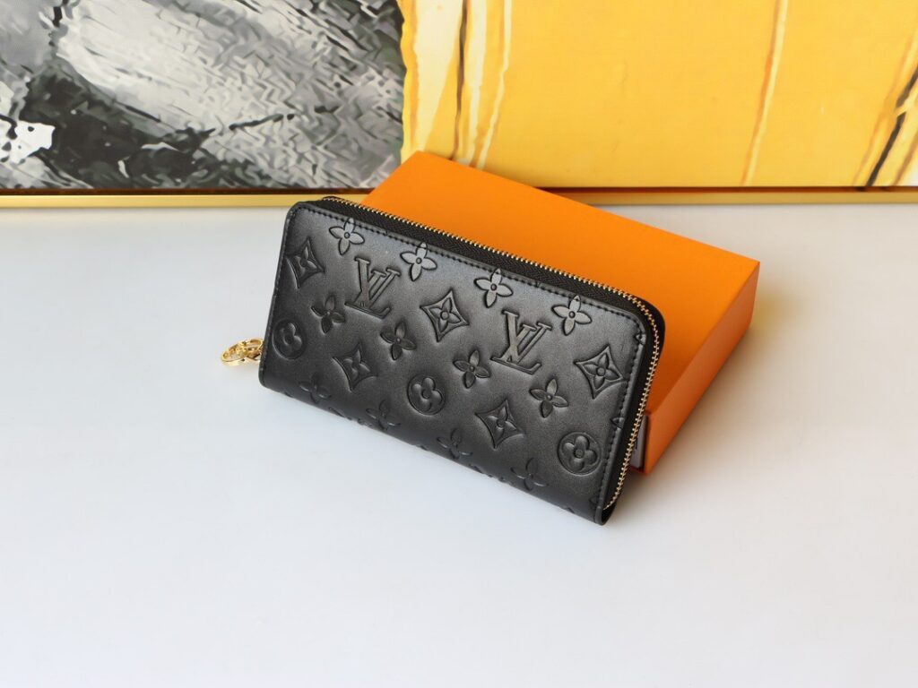 Louis Vuitton Monogram Empreinte Black Leather Wallet editorial product context 1