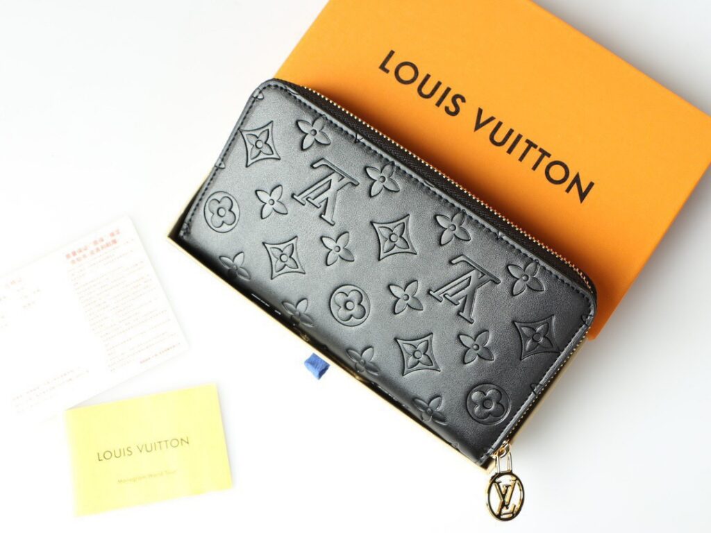 Louis Vuitton Monogram Empreinte Black Leather Wallet editorial product context 3